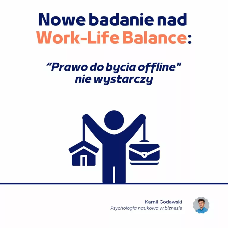 kamil godawski Pulapka work life balance