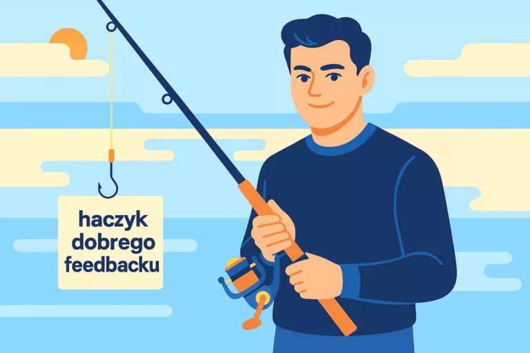 Lepiej brak feedbacku niż negatywny feedback. 10 kamil godawski 20251025 1641 Fishing for Feedback remix 01k8dx000xf3zs364dcs22hgdc