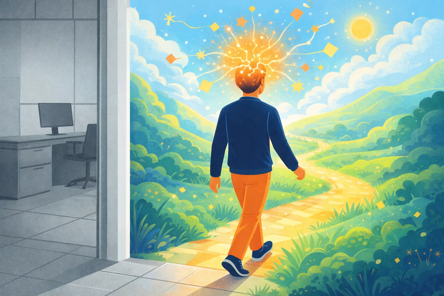 Dlaczego nagła zmiana otoczenia to Twój tajny przepis na kreatywność?